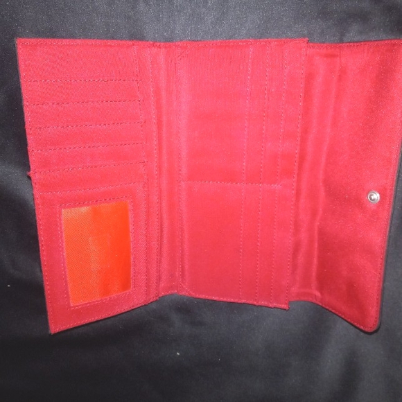 GUC Tommy Hilfiger Wallet 7 1/2X 4. Part Leather/canvas - Picture 7 of 12